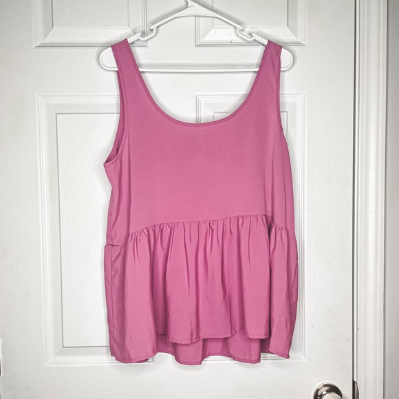 American Eagle purple babydoll tank - Picture 1 of 4